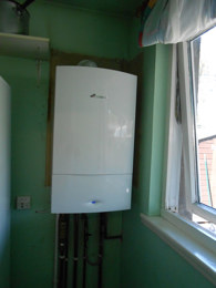 Boiler fitted